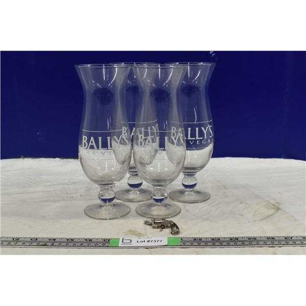 Bally’s Vegas Beer Cups + mini metal cap gun