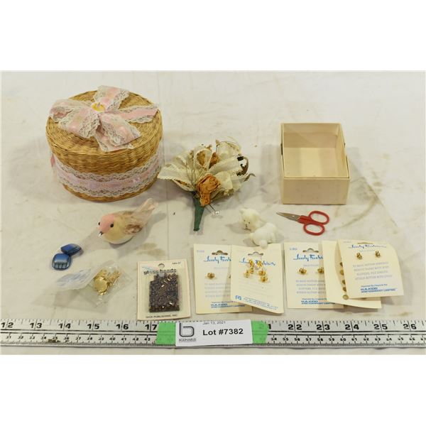 Earrings, Beads & Misc Decorations