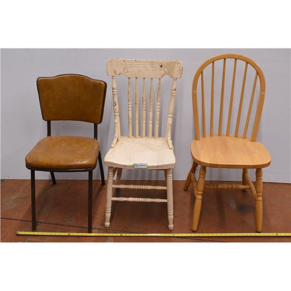 *3 Different Kitchen Table Chairs