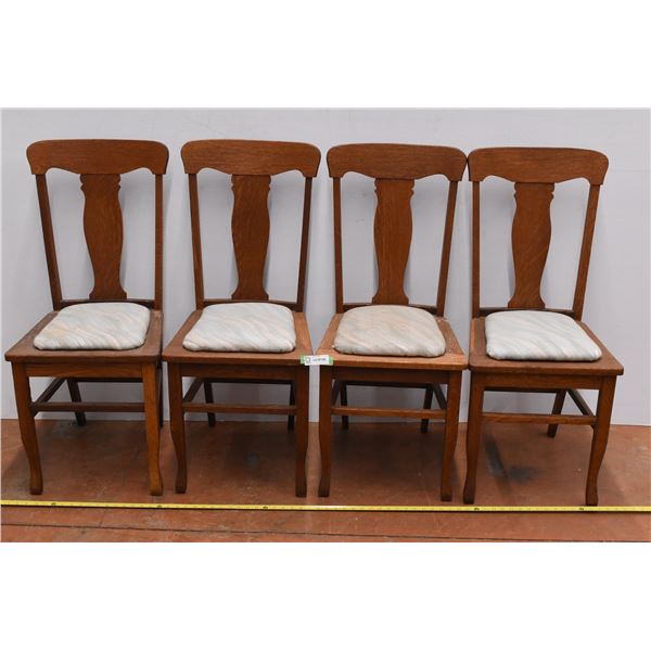 *Set of 4 Padded Chairs