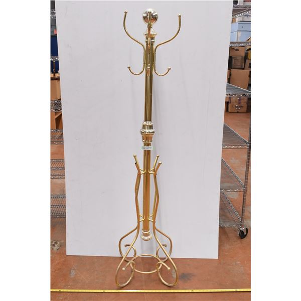 *Brass Coloured Coat Rack
