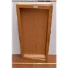 *Wooden Cabinet w/ Locking Hinge