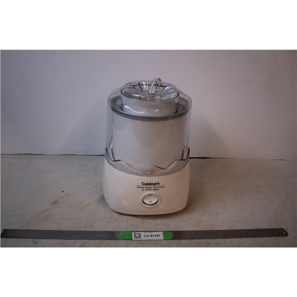 Frozen yogurt & Sorbet, Ice Cream Maker with manual- works great