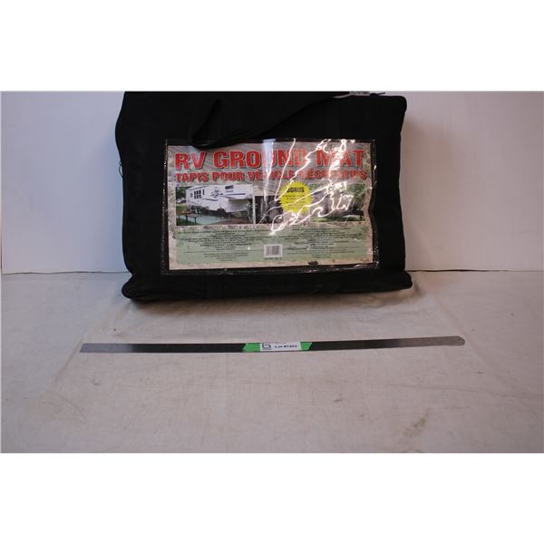 RV Ground Mat in bag- dark grey color