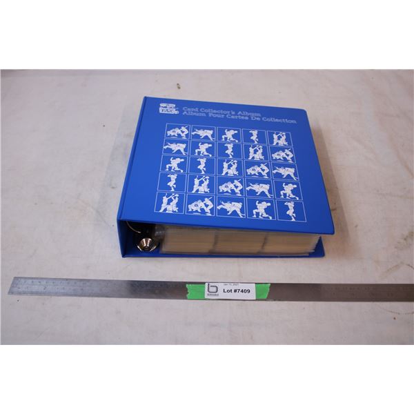 Hockey Card Album with cards