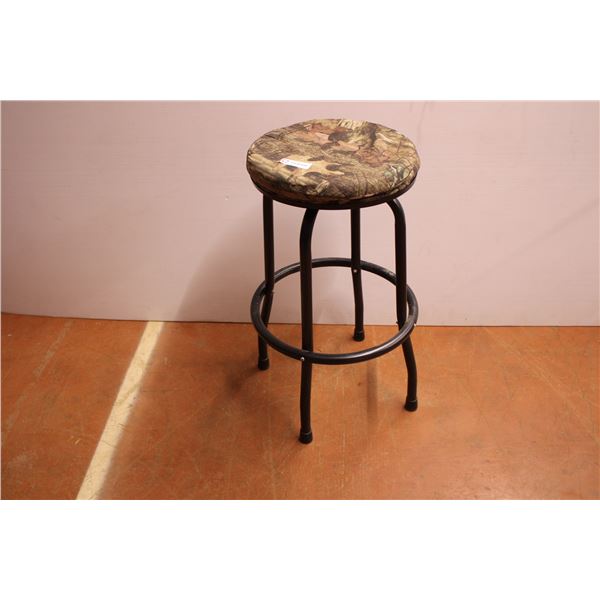 *Camo Padded Stool-swivel seat - 28 inches high