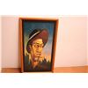 Image 2 : *Wooden Framed Art- Smoking Guy  36x21