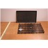 *Large Dog Crate-folding double door with room divider, tray and handle  24x34