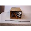 Box Of Wooden & Plastic Hangers-like new
