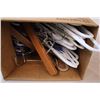 Image 2 : Box Of Wooden & Plastic Hangers-like new