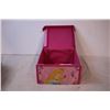 Image 3 : Disney Princesses Storage Box, Bin with Barbies and Barbie clothes & accessories