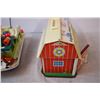 Image 6 : Vintage Fisher Price Little People: Barn, Houseboat & pieces. Hammer toy set & Pirate Mickey Mouse