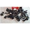 Box of power adapters