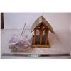 Bird House + feeder cages