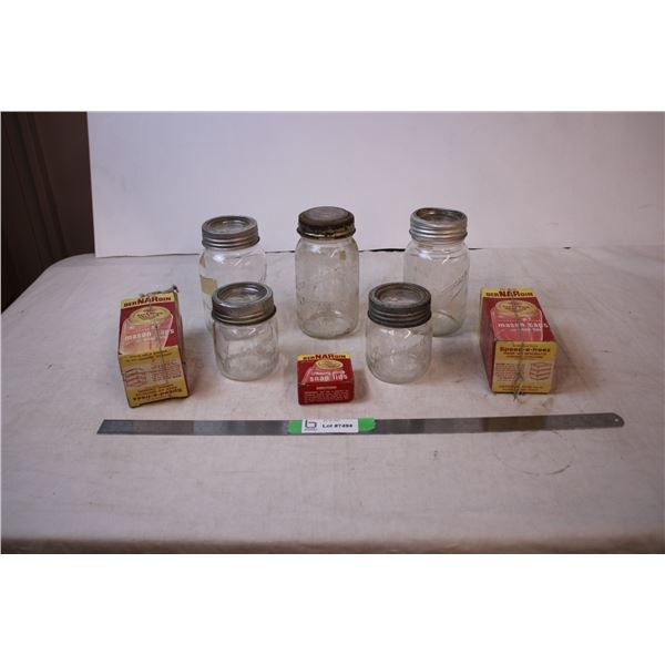 Sealer Jars and jar lids
