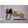 Image 1 : 2 Vintage Barbies and Bike