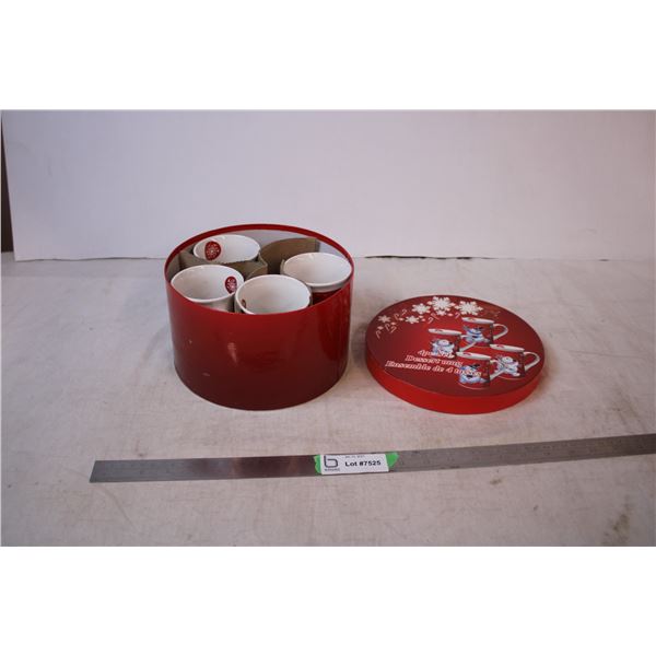 4 Piece Dessert Mugs