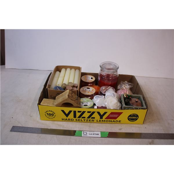 Various Candles,Holders