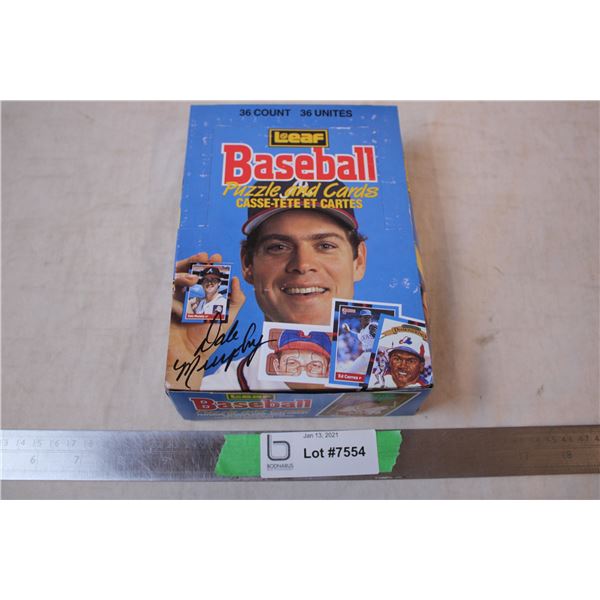 Baseball Puzzle and cards
