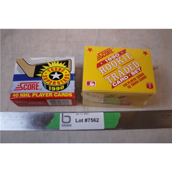 1990 Rookie&Traded card set,1990 Young superstars NHL Player cards