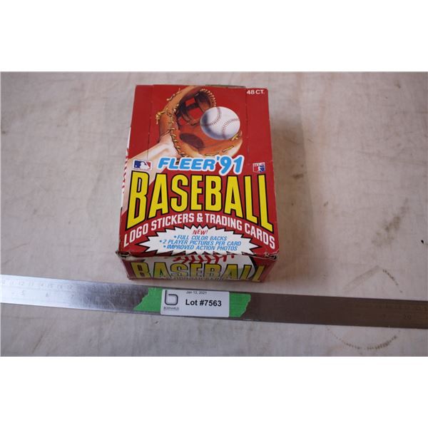 Fleer 91 Baseball Logo Stickers&trading Cards