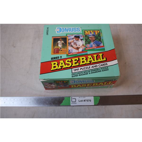 Donruss Series2 Baseball puzzle and cards