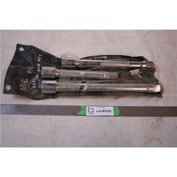 3 Piece Extension bar Set