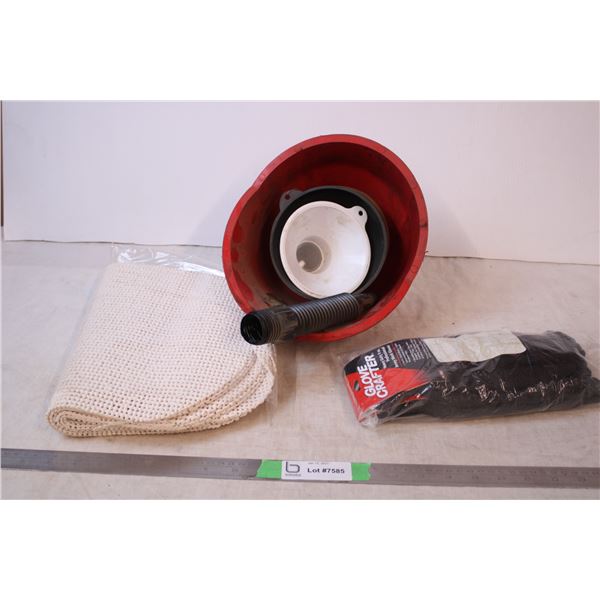 Heavy Duty work Gloves,funnels,Misc items