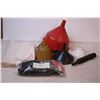 Image 5 : Heavy Duty work Gloves,funnels,Misc items