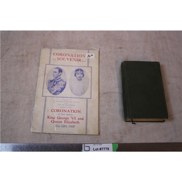 Coronation Souvenir Booklet 1937 + Small English Critical Essay Book