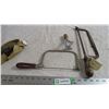 Image 3 : vintage saws + drill bits