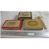 (3) vintage wooden cigar boxes