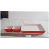Image 1 : pyrex refrigerator dishes, baking plate (no lids)