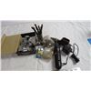 Image 3 : drill bits, screwdriver with charger, drill grinding attachment, animal trap, misc