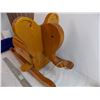 Image 4 : Wooden Childrens rocking elephant - 31" long, 20" tall, 14" wide