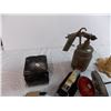 Image 3 : vintage items, torch and wall lamp
