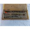 Image 4 : The original slide ruler (in box) + vintage mathematics tools