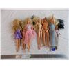(8) barbie dolls
