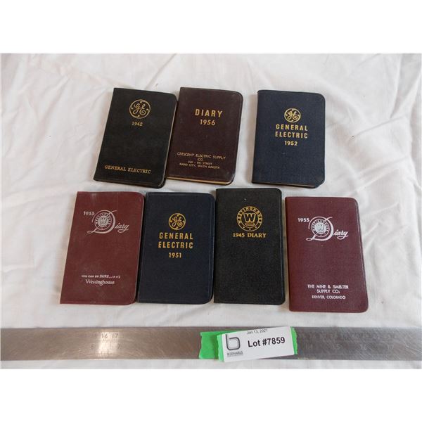 Vintage General Electric Diaries