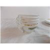Image 6 : (5) Corelle cup saucers (4 brown, 1 green)
