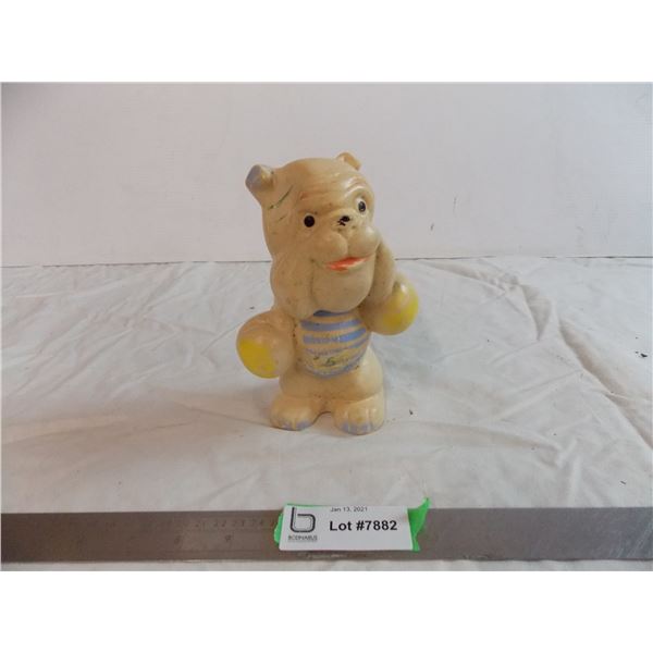 vintage boxing bulldog squeak toy (doesn't squeak) - tilly toy