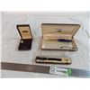 pen set, cigarette holder, bracelt/pin