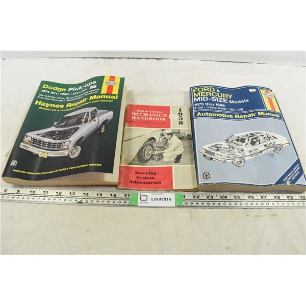 Vintage Ford, Dodge & Mechanic Handbooks