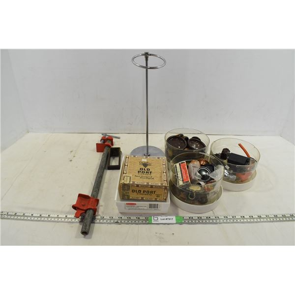 Misc Items, Cigar Box, Furniture Coasters