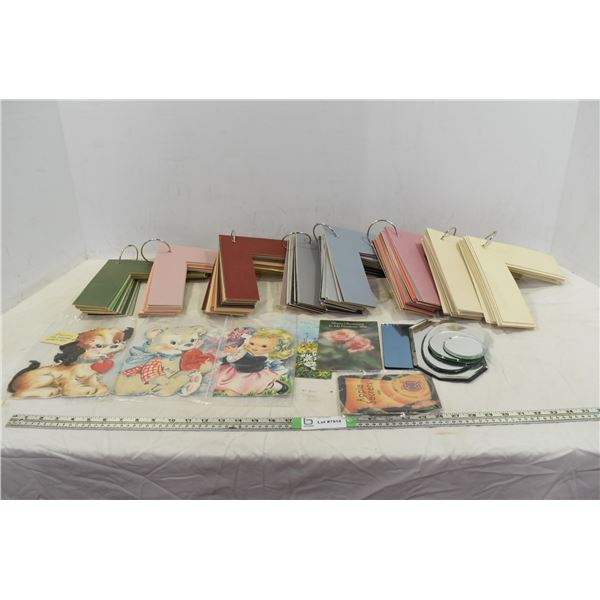 Vintage Valentine Cards, Samples & Mirrors