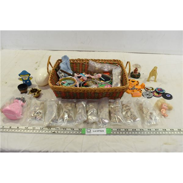 Assorted Ornaments, Corks & Toys