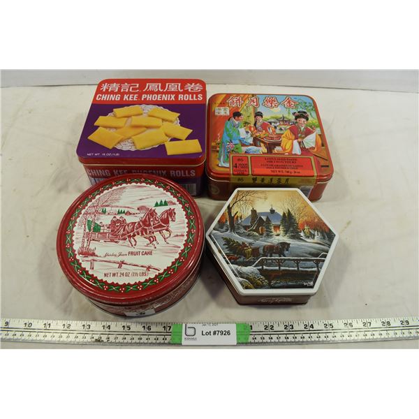Horse & Dessert Tins