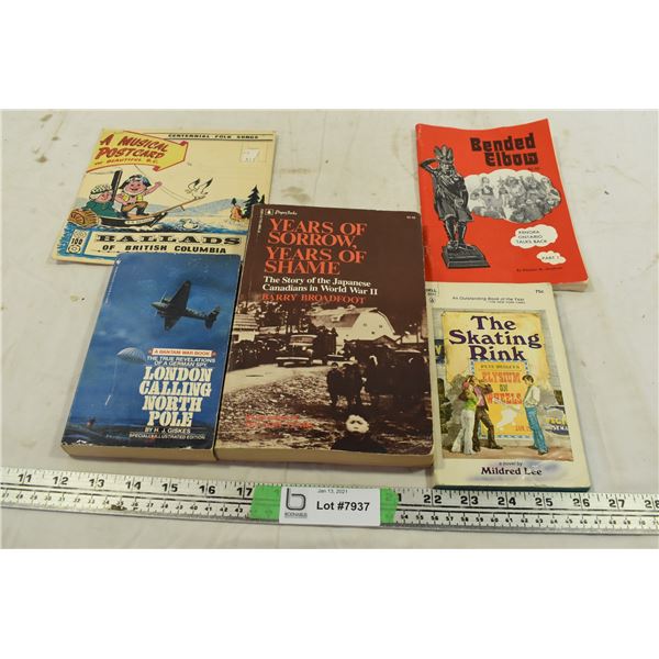 WWII & Misc. Books + Folk Music Vinyl