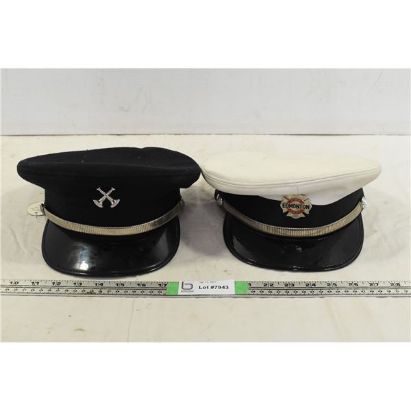 2 Edmonton Fire Department Formal Hats