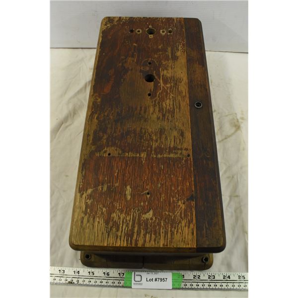 Wooden Phone Box (empty)